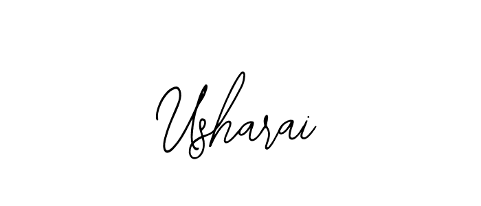 Usharai stylish signature style. Best Handwritten Sign (Bearetta-2O07w) for my name. Handwritten Signature Collection Ideas for my name Usharai. Usharai signature style 12 images and pictures png