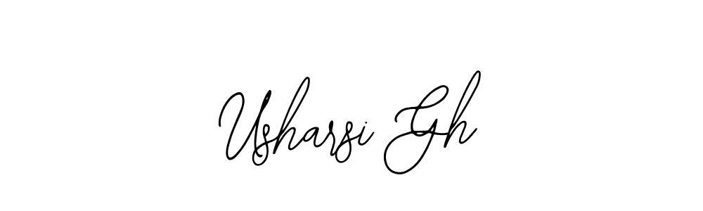 Best and Professional Signature Style for Usharsi Gh. Bearetta-2O07w Best Signature Style Collection. Usharsi Gh signature style 12 images and pictures png