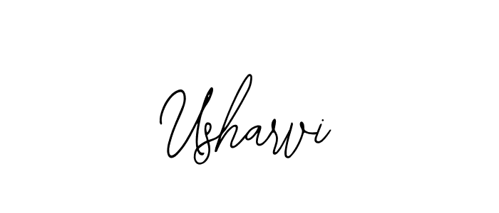 Usharvi stylish signature style. Best Handwritten Sign (Bearetta-2O07w) for my name. Handwritten Signature Collection Ideas for my name Usharvi. Usharvi signature style 12 images and pictures png