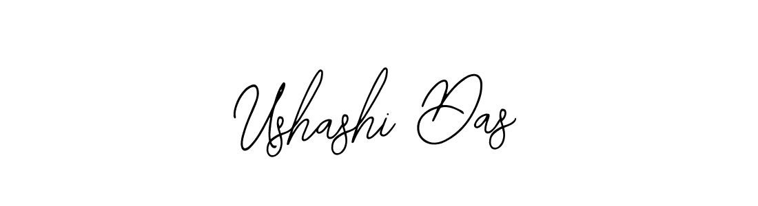 The best way (Bearetta-2O07w) to make a short signature is to pick only two or three words in your name. The name Ushashi Das include a total of six letters. For converting this name. Ushashi Das signature style 12 images and pictures png