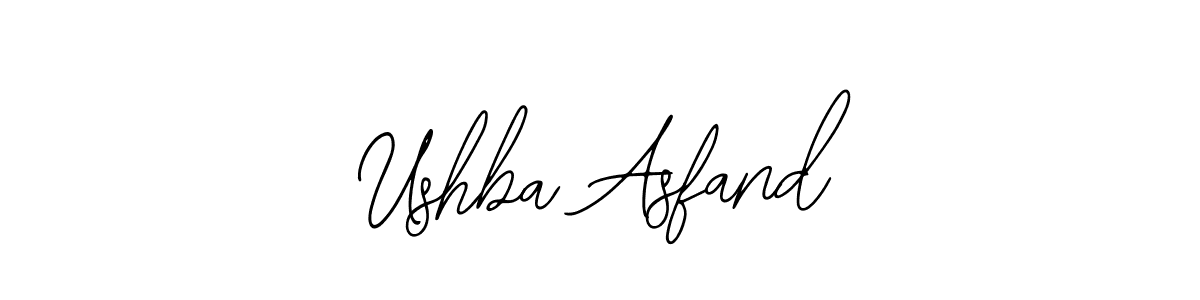 Bearetta-2O07w is a professional signature style that is perfect for those who want to add a touch of class to their signature. It is also a great choice for those who want to make their signature more unique. Get Ushba Asfand name to fancy signature for free. Ushba Asfand signature style 12 images and pictures png