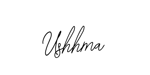 if you are searching for the best signature style for your name Ushhma. so please give up your signature search. here we have designed multiple signature styles  using Bearetta-2O07w. Ushhma signature style 12 images and pictures png