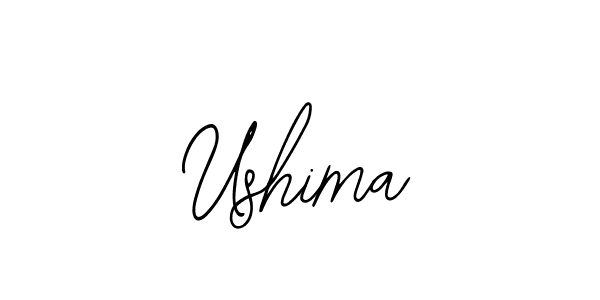 Make a beautiful signature design for name Ushima. Use this online signature maker to create a handwritten signature for free. Ushima signature style 12 images and pictures png