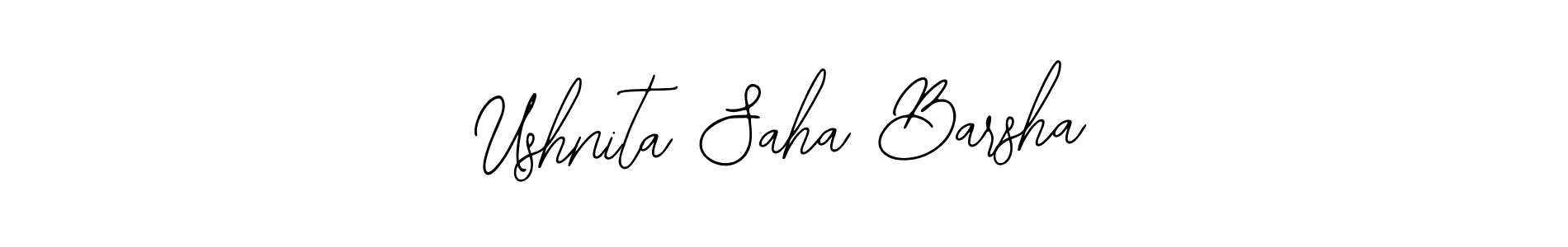 Also we have Ushnita Saha Barsha name is the best signature style. Create professional handwritten signature collection using Bearetta-2O07w autograph style. Ushnita Saha Barsha signature style 12 images and pictures png