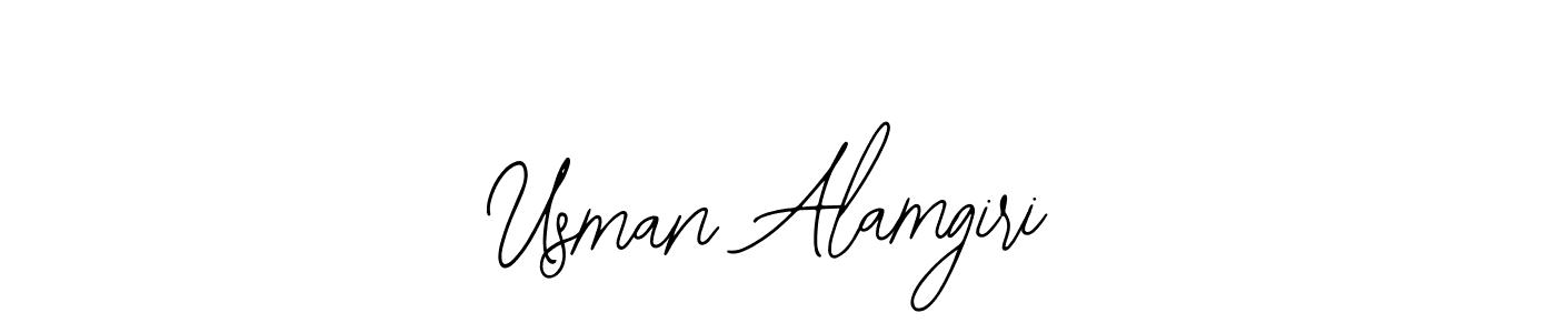 Design your own signature with our free online signature maker. With this signature software, you can create a handwritten (Bearetta-2O07w) signature for name Usman Alamgiri. Usman Alamgiri signature style 12 images and pictures png