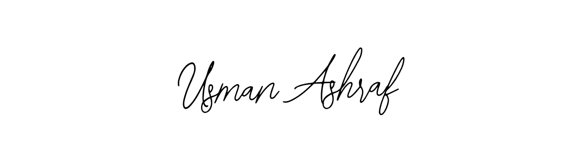 How to Draw Usman Ashraf signature style? Bearetta-2O07w is a latest design signature styles for name Usman Ashraf. Usman Ashraf signature style 12 images and pictures png