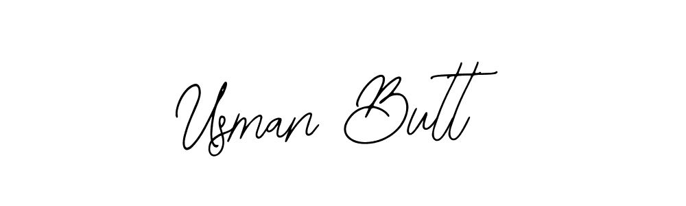 How to make Usman Butt signature? Bearetta-2O07w is a professional autograph style. Create handwritten signature for Usman Butt name. Usman Butt signature style 12 images and pictures png