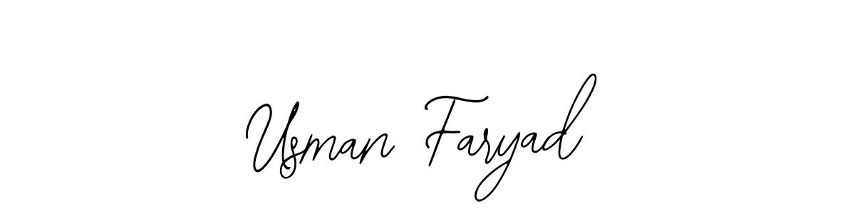 How to Draw Usman Faryad signature style? Bearetta-2O07w is a latest design signature styles for name Usman Faryad. Usman Faryad signature style 12 images and pictures png