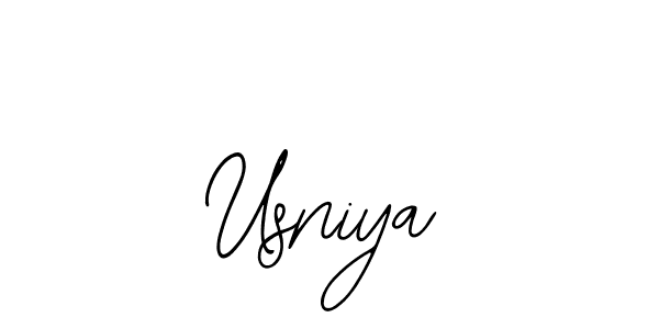 How to make Usniya signature? Bearetta-2O07w is a professional autograph style. Create handwritten signature for Usniya name. Usniya signature style 12 images and pictures png