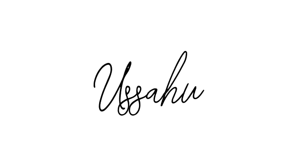 Bearetta-2O07w is a professional signature style that is perfect for those who want to add a touch of class to their signature. It is also a great choice for those who want to make their signature more unique. Get Ussahu name to fancy signature for free. Ussahu signature style 12 images and pictures png