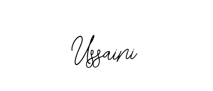 Ussaini stylish signature style. Best Handwritten Sign (Bearetta-2O07w) for my name. Handwritten Signature Collection Ideas for my name Ussaini. Ussaini signature style 12 images and pictures png