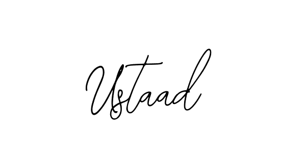 Use a signature maker to create a handwritten signature online. With this signature software, you can design (Bearetta-2O07w) your own signature for name Ustaad. Ustaad signature style 12 images and pictures png