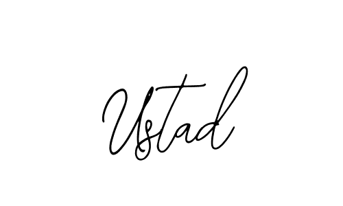 Use a signature maker to create a handwritten signature online. With this signature software, you can design (Bearetta-2O07w) your own signature for name Ustad. Ustad signature style 12 images and pictures png