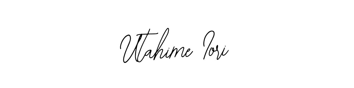 How to make Utahime Iori signature? Bearetta-2O07w is a professional autograph style. Create handwritten signature for Utahime Iori name. Utahime Iori signature style 12 images and pictures png