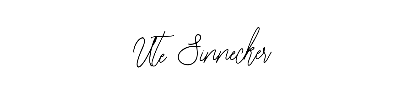 Ute Sinnecker stylish signature style. Best Handwritten Sign (Bearetta-2O07w) for my name. Handwritten Signature Collection Ideas for my name Ute Sinnecker. Ute Sinnecker signature style 12 images and pictures png