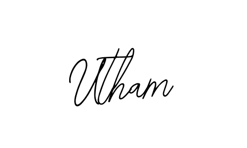 The best way (Bearetta-2O07w) to make a short signature is to pick only two or three words in your name. The name Utham include a total of six letters. For converting this name. Utham signature style 12 images and pictures png