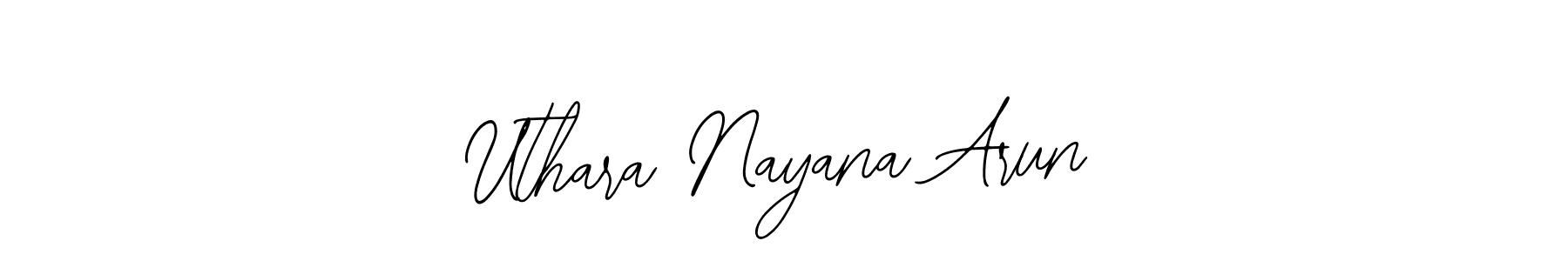 Also You can easily find your signature by using the search form. We will create Uthara Nayana Arun name handwritten signature images for you free of cost using Bearetta-2O07w sign style. Uthara Nayana Arun signature style 12 images and pictures png