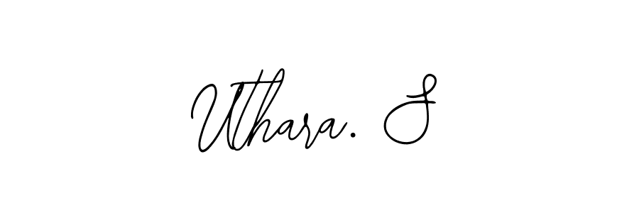 Also we have Uthara. S name is the best signature style. Create professional handwritten signature collection using Bearetta-2O07w autograph style. Uthara. S signature style 12 images and pictures png