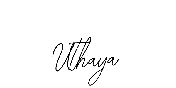 Also we have Uthaya name is the best signature style. Create professional handwritten signature collection using Bearetta-2O07w autograph style. Uthaya signature style 12 images and pictures png