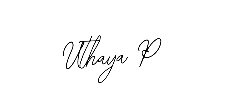 Uthaya P stylish signature style. Best Handwritten Sign (Bearetta-2O07w) for my name. Handwritten Signature Collection Ideas for my name Uthaya P. Uthaya P signature style 12 images and pictures png