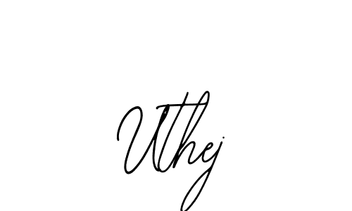 Here are the top 10 professional signature styles for the name Uthej. These are the best autograph styles you can use for your name. Uthej signature style 12 images and pictures png