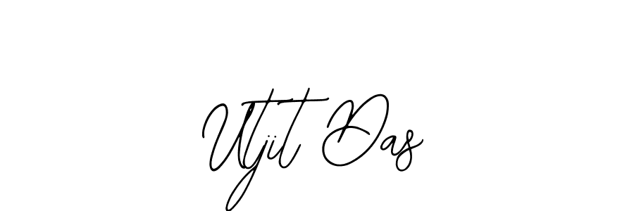 The best way (Bearetta-2O07w) to make a short signature is to pick only two or three words in your name. The name Utjit Das include a total of six letters. For converting this name. Utjit Das signature style 12 images and pictures png