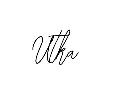 How to Draw Utka signature style? Bearetta-2O07w is a latest design signature styles for name Utka. Utka signature style 12 images and pictures png