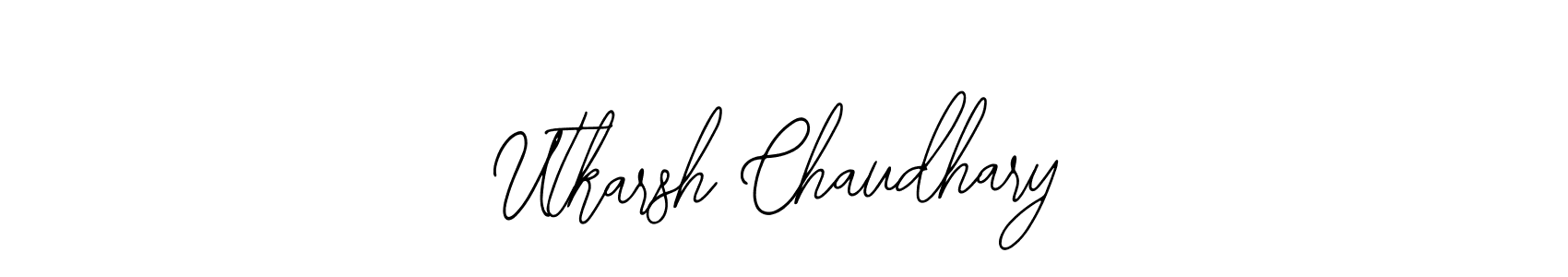 How to make Utkarsh Chaudhary signature? Bearetta-2O07w is a professional autograph style. Create handwritten signature for Utkarsh Chaudhary name. Utkarsh Chaudhary signature style 12 images and pictures png