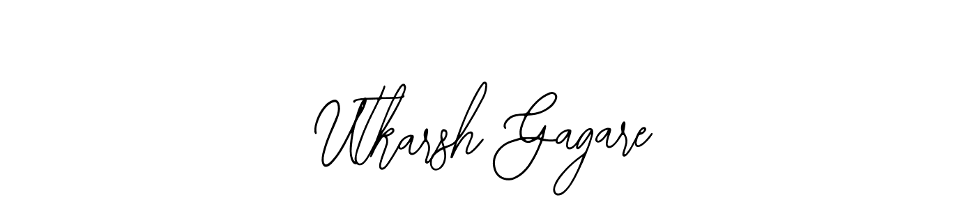 You should practise on your own different ways (Bearetta-2O07w) to write your name (Utkarsh Gagare) in signature. don't let someone else do it for you. Utkarsh Gagare signature style 12 images and pictures png