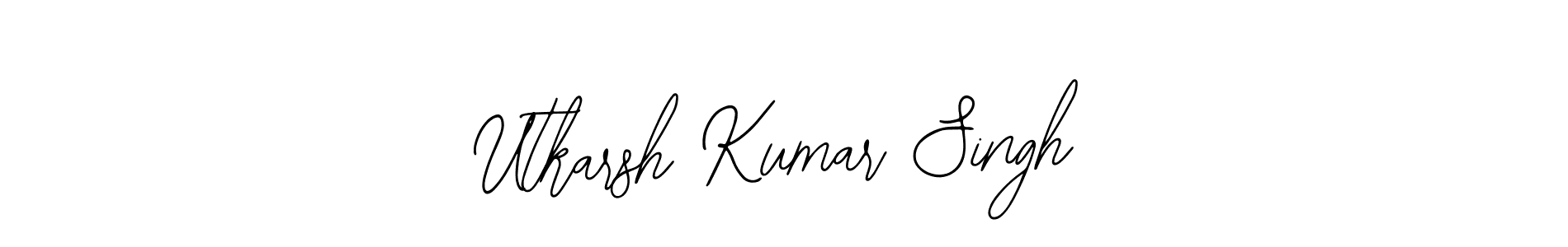 Also You can easily find your signature by using the search form. We will create Utkarsh Kumar Singh name handwritten signature images for you free of cost using Bearetta-2O07w sign style. Utkarsh Kumar Singh signature style 12 images and pictures png