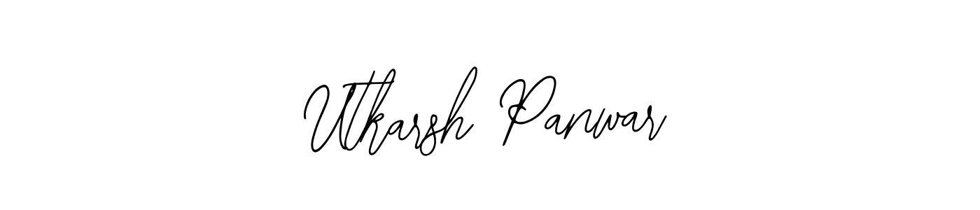 if you are searching for the best signature style for your name Utkarsh Panwar. so please give up your signature search. here we have designed multiple signature styles  using Bearetta-2O07w. Utkarsh Panwar signature style 12 images and pictures png