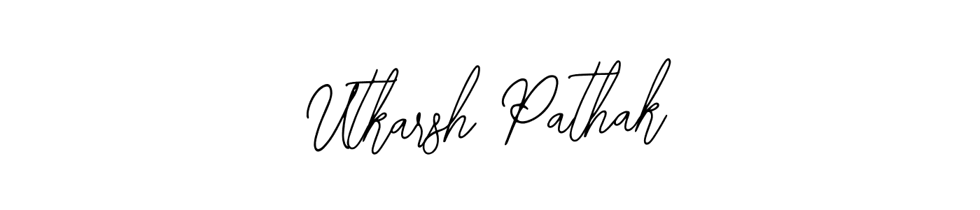 if you are searching for the best signature style for your name Utkarsh Pathak. so please give up your signature search. here we have designed multiple signature styles  using Bearetta-2O07w. Utkarsh Pathak signature style 12 images and pictures png
