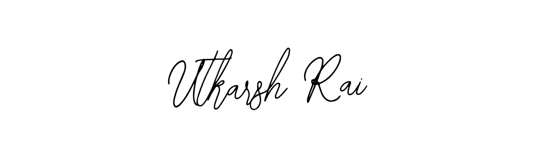 Create a beautiful signature design for name Utkarsh Rai. With this signature (Bearetta-2O07w) fonts, you can make a handwritten signature for free. Utkarsh Rai signature style 12 images and pictures png