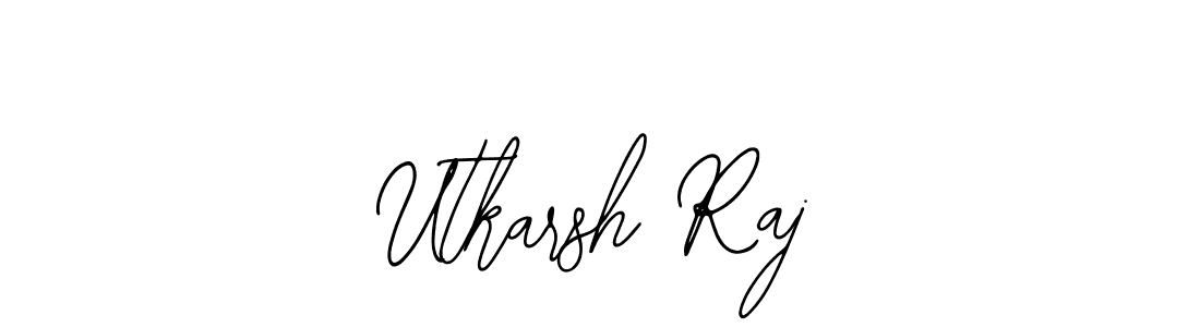 Also You can easily find your signature by using the search form. We will create Utkarsh Raj name handwritten signature images for you free of cost using Bearetta-2O07w sign style. Utkarsh Raj signature style 12 images and pictures png