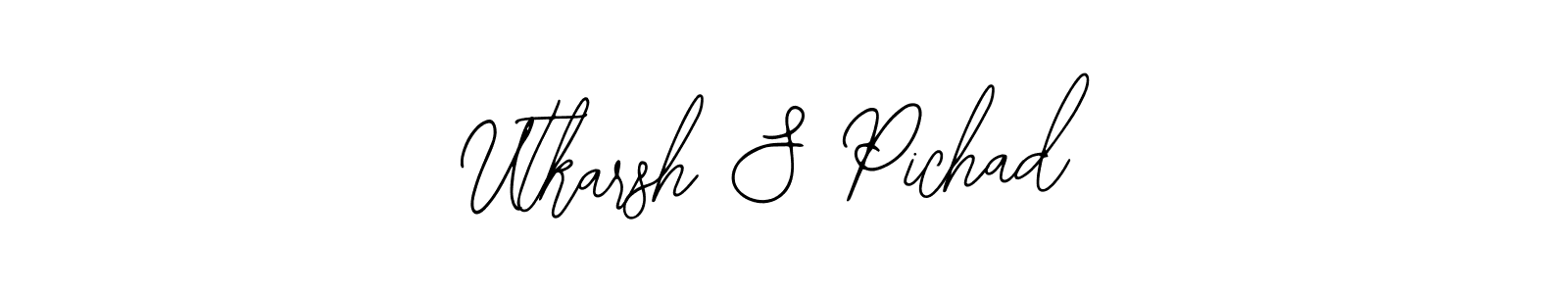 Also You can easily find your signature by using the search form. We will create Utkarsh S Pichad name handwritten signature images for you free of cost using Bearetta-2O07w sign style. Utkarsh S Pichad signature style 12 images and pictures png