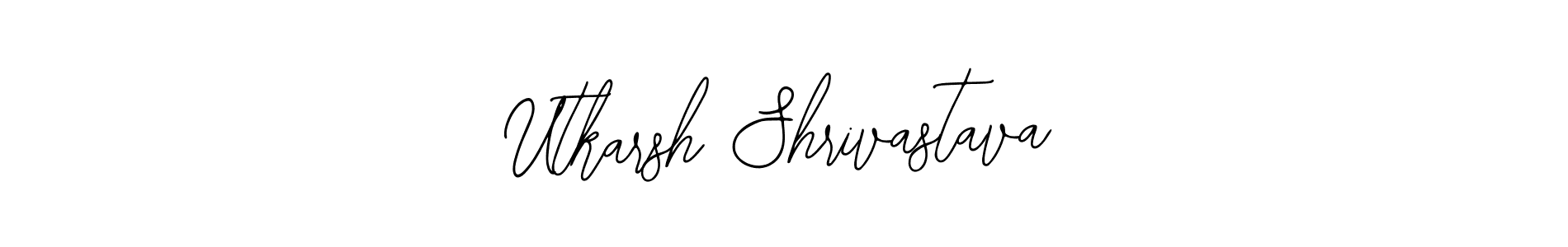 How to make Utkarsh Shrivastava name signature. Use Bearetta-2O07w style for creating short signs online. This is the latest handwritten sign. Utkarsh Shrivastava signature style 12 images and pictures png