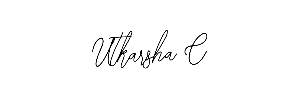 See photos of Utkarsha C official signature by Spectra . Check more albums & portfolios. Read reviews & check more about Bearetta-2O07w font. Utkarsha C signature style 12 images and pictures png