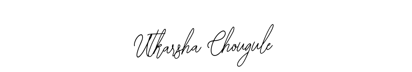 Similarly Bearetta-2O07w is the best handwritten signature design. Signature creator online .You can use it as an online autograph creator for name Utkarsha Chougule. Utkarsha Chougule signature style 12 images and pictures png