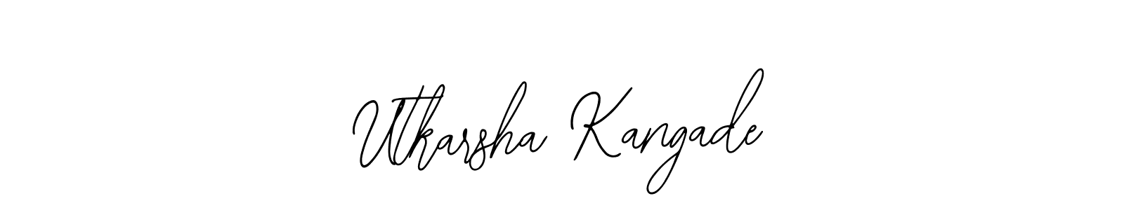 You can use this online signature creator to create a handwritten signature for the name Utkarsha Kangade. This is the best online autograph maker. Utkarsha Kangade signature style 12 images and pictures png