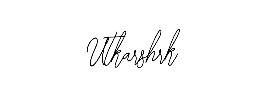 Also we have Utkarshrk name is the best signature style. Create professional handwritten signature collection using Bearetta-2O07w autograph style. Utkarshrk signature style 12 images and pictures png