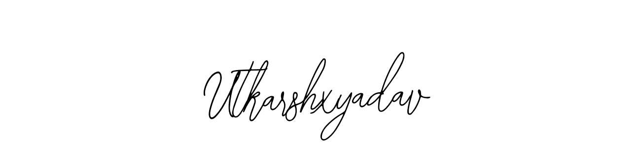 if you are searching for the best signature style for your name Utkarshxyadav. so please give up your signature search. here we have designed multiple signature styles  using Bearetta-2O07w. Utkarshxyadav signature style 12 images and pictures png