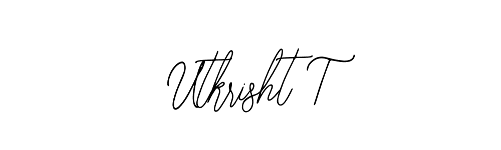 It looks lik you need a new signature style for name Utkrisht T. Design unique handwritten (Bearetta-2O07w) signature with our free signature maker in just a few clicks. Utkrisht T signature style 12 images and pictures png