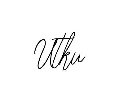 How to Draw Utku signature style? Bearetta-2O07w is a latest design signature styles for name Utku. Utku signature style 12 images and pictures png