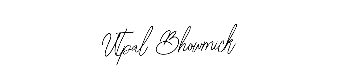 Make a beautiful signature design for name Utpal Bhowmick. Use this online signature maker to create a handwritten signature for free. Utpal Bhowmick signature style 12 images and pictures png