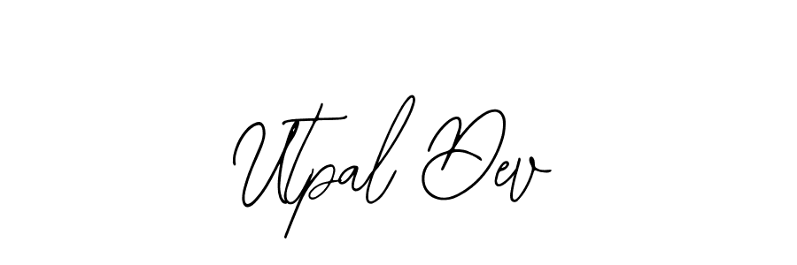 This is the best signature style for the Utpal Dev name. Also you like these signature font (Bearetta-2O07w). Mix name signature. Utpal Dev signature style 12 images and pictures png