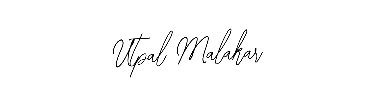 You should practise on your own different ways (Bearetta-2O07w) to write your name (Utpal Malakar) in signature. don't let someone else do it for you. Utpal Malakar signature style 12 images and pictures png