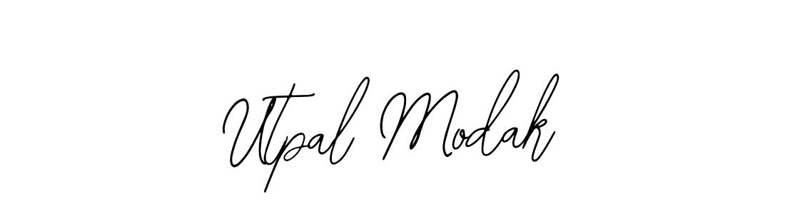 This is the best signature style for the Utpal Modak name. Also you like these signature font (Bearetta-2O07w). Mix name signature. Utpal Modak signature style 12 images and pictures png