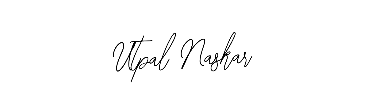 The best way (Bearetta-2O07w) to make a short signature is to pick only two or three words in your name. The name Utpal Naskar include a total of six letters. For converting this name. Utpal Naskar signature style 12 images and pictures png