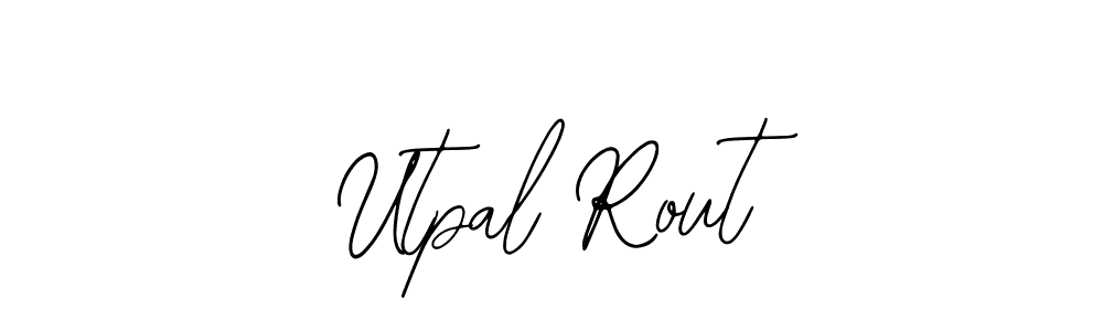 How to make Utpal Rout signature? Bearetta-2O07w is a professional autograph style. Create handwritten signature for Utpal Rout name. Utpal Rout signature style 12 images and pictures png