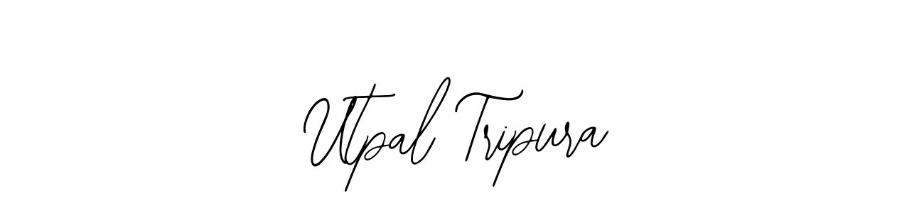 This is the best signature style for the Utpal Tripura name. Also you like these signature font (Bearetta-2O07w). Mix name signature. Utpal Tripura signature style 12 images and pictures png
